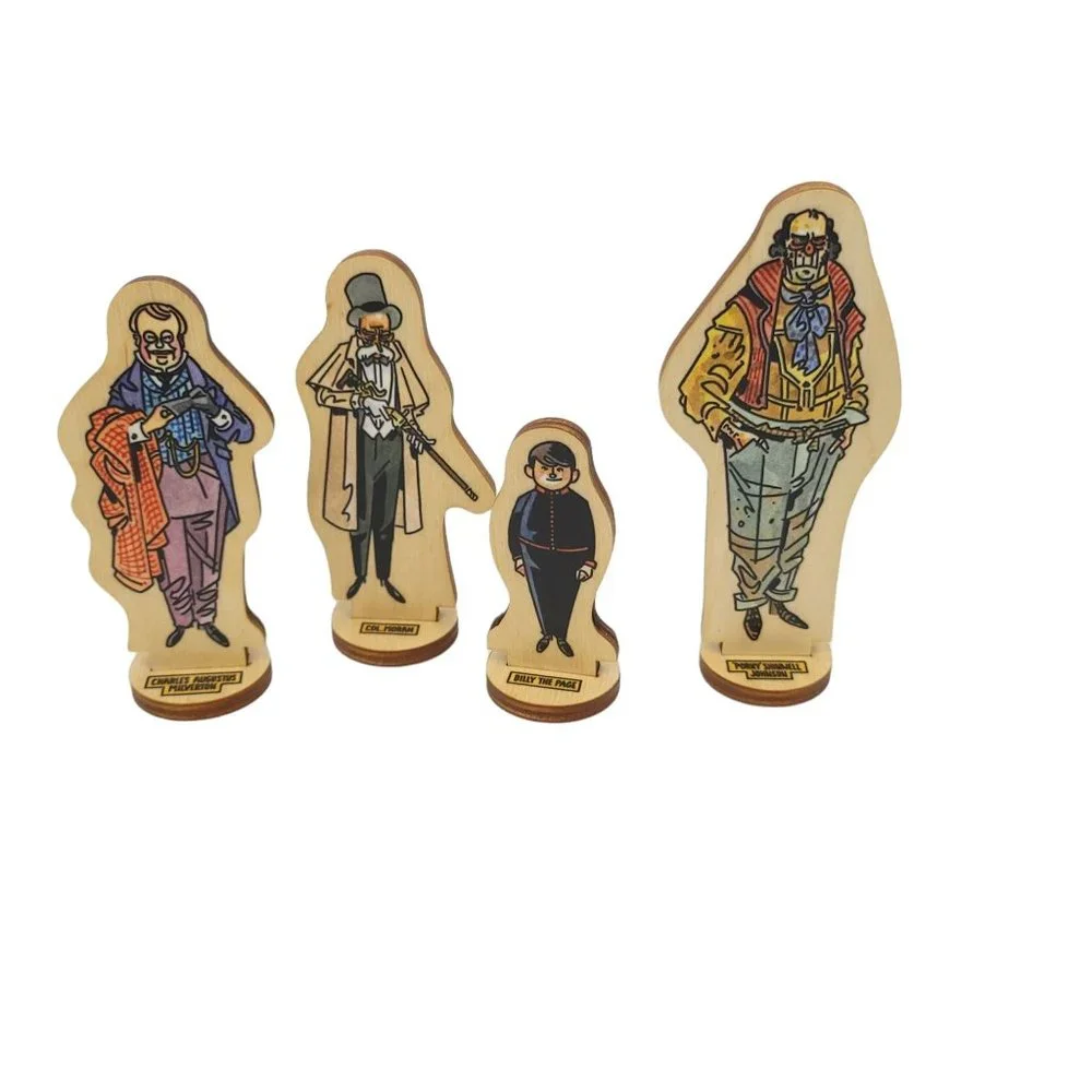 Sherlock Holmes Wooden Figures Collection Set D Schweizercraft Chris Schweizer - Picture 11 of 11
